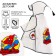 Children's raincoat, size s, 92-98 cm, spider-man