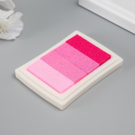 Stamping pillow 4 colors "Pink palette" 7.8x5.5x1.8 cm-2