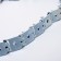Strict label collar, zinc, 50 x 2.3 cm