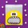 BOPP package with sticky tape, "monstrik", 14*14+3cm