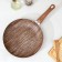 Deep pan Kantry, D = 28 cm, plastic handle, anti -stick coating, brown color