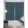 Photostes "Snowflakes on a blue background", Saten, size 145x265 cm, 2 pcs