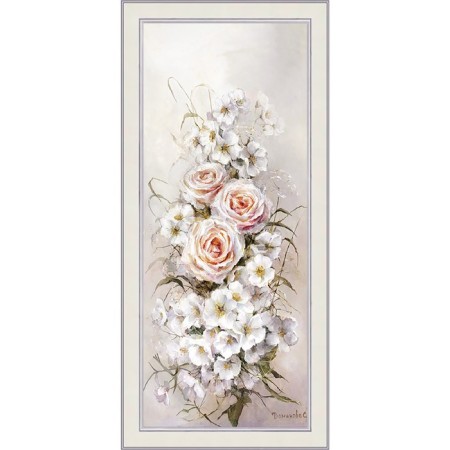 Reproduction of the picture “Tenderness. No. 2 ”, 20x50, frame (45-a355)