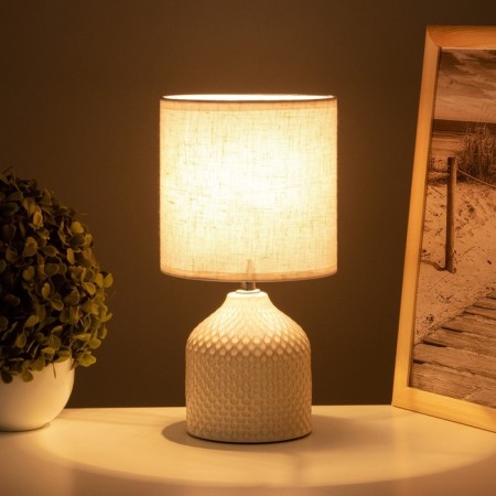 Table lamp "Catalin" 1x40W E14 Beige 13x13x25cm-1