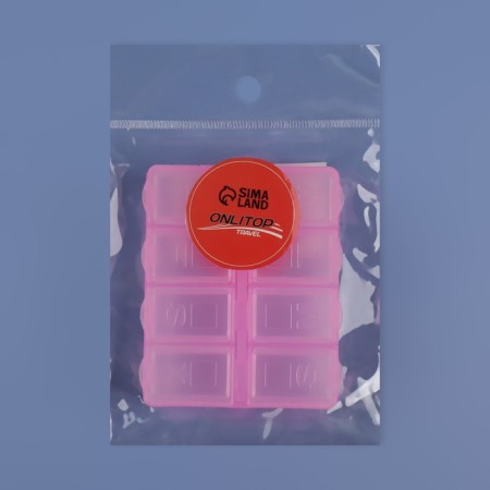 Air man, English letters, 7.4 × 6.2 × 2.1 cm, 8 sections, color mix-3