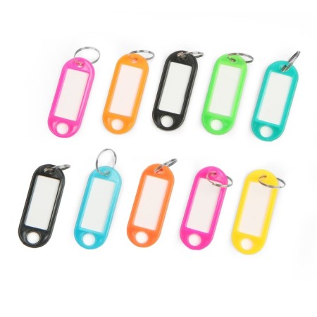 Tag for keys allur, plastic, color mix