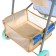 Puppet stroller No. 5, beige color with blue
