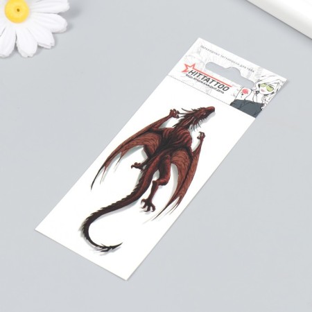 Tattoo on the body "Dragon" 5.6x12 cm-1