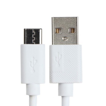 Eltronic Type -C - USB, 2.4 A, 1 m, charging + data transfer, package, white-1