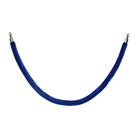 Rope velvet fencing, stroke tip-1.5m, blue-1