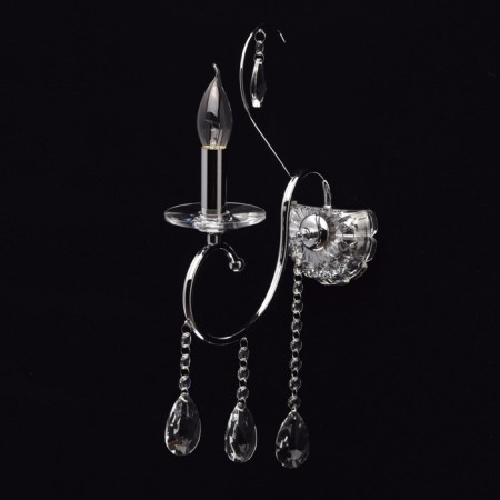 Bra "Adele" 1x40W E14 chrome 47x12x27cm-2