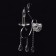 Bra "Adele" 1x40W E14 chrome 47x12x27cm