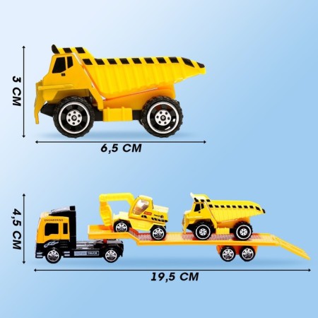 Metal machine "Building Auto Exhibition", scale 1:64, mix-1