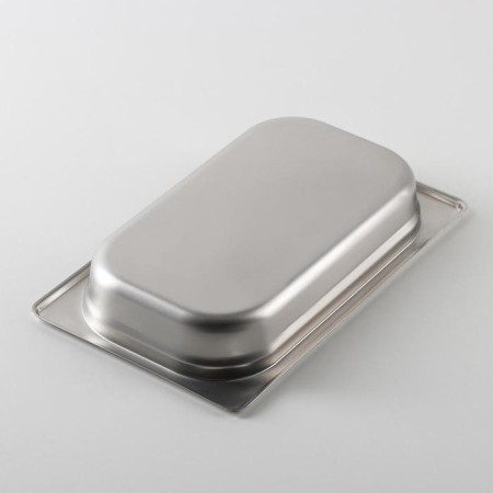 Gastricity 1/4 of stainless steel, 40 mm, 26.4 × 16 × 4 cm, thickness 0.8 mm-2