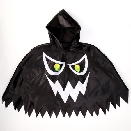 Carnival cape "terrible ghost", length 60 cm, black color-2