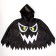 Carnival cape "terrible ghost", length 60 cm, black color
