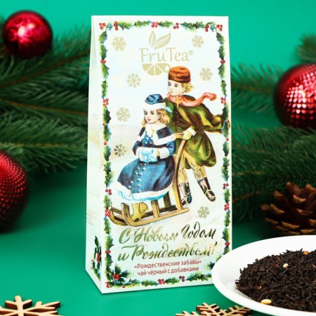 Black tea "Christmas fun" Frutea, 50 g