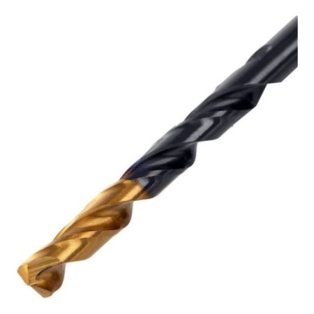 Drill Denzel 717210, 4.2 mm, HSS-Tin, Golden Tip, 10 pcs.-2