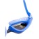 ATEMI B301M swimming glasses, mirror, silicone, blue color