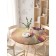 Tables on the table “Morning with tulips”, round, oxford, elastic band, size 140x140 cm, diameter 105-120 cm