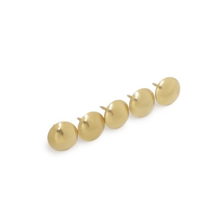 Tundra nails, decorative, 19x22 mm, gold, 50 pcs-14