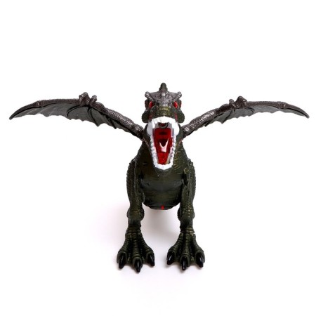 Dragon Dragon, Smoke effect, lays eggs, with a projector, green color-1