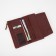 Women's wallet on magnets, burgundy color