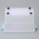 Storage container with a lid Ricco, 35 l, 50 × 31 × 28 cm, on wheels, color transparent