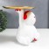 Souvenir Polystone stand "White Bear in red headphones" d = 17 cm 18x12x15.5 cm