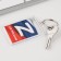 Key keychain "ZA Russia", 5 x 3 cm
