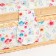 Casket for needlework "Bright flowers with squares" 9.5x19.5x13 cm