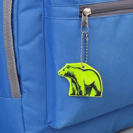 The reflective element "Bear", bilateral, 5.5 × 4.2 cm, color mix-1