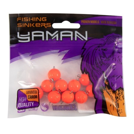 Cargo Cheburashka painted collapsible Yaman 10 pcs., 16 g, orange-4