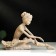 Polystone statuette "Ballerina" white 31 x 17.5 x 21.5 cm