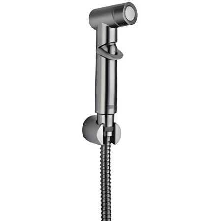 A set for the hygienic shower Lemark LM8088GM, a watering can, holder, hose, wall, graphite