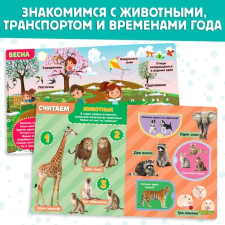 A set of cardboard books with 3 windows, 6 pcs. 10 p.-3