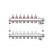 Collector Group STI, 1 "X3/4", 7 outputs, with consumables, stainless steel