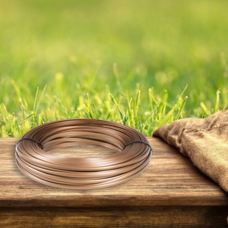Artificial Roatan smooth 8 mm 100 m crescent (Metalik bronze)