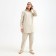 Women's pants Minaku: Home Collection Beige Color, Rr. 48