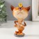 Souvenir Polystone Lac "cat-doctor with a phonedoscope" 8.3x6.2x13.8 cm