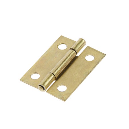 Iron loop, 37x21x1 mm, brass color