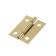 Iron loop, 37x21x1 mm, brass color