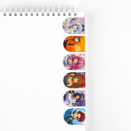 Magnetic bookmarks 6 pieces on the “Anime Mix” substrate-3