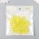 Plastic beads "Crystal polyhedron. Lemon" transparent set 20 g 1x1x1 cm
