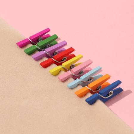 Brongs for sewing, 2.5 × 0.8 × 0.3 cm, 50 pcs, color colorful-1