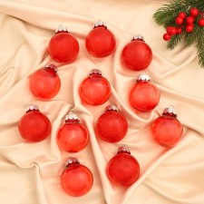 Set of balls plastic D-6 cm, 12 pcs 