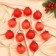 Set of balls plastic D-6 cm, 12 pcs "Felicia Assorted" Red Red