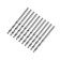 LOUM metal drill, HSS, cylindrical shank, 3 x 60 mm, 10 pcs.