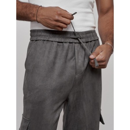 Joggers are sports male, size 50, gray color-10
