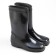 Women's boots with insulation, size 37, black color, PVC